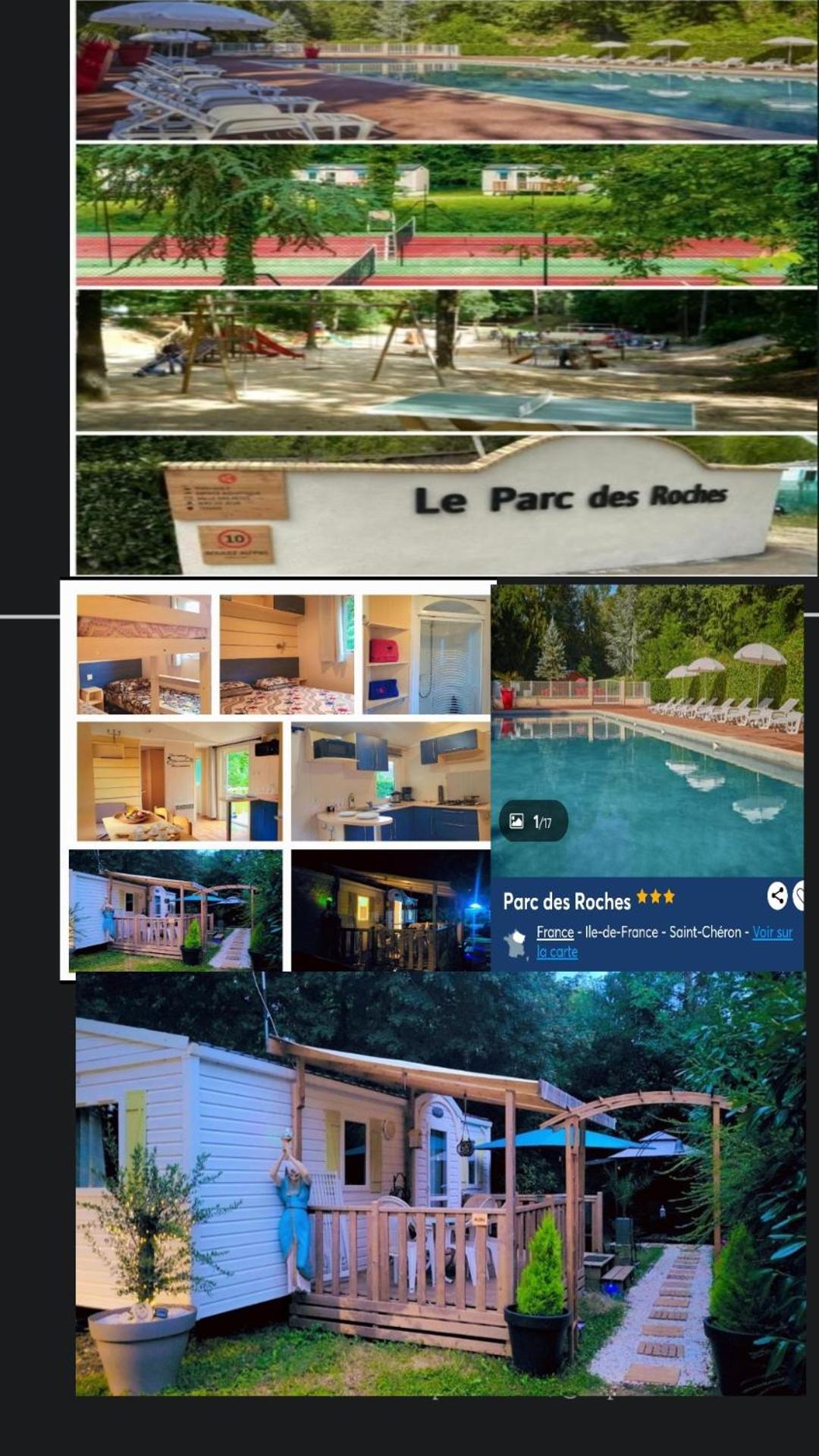 Camping Marvilla Parks -Parc Des Roches 91530 Saint-Chéron 外观 照片